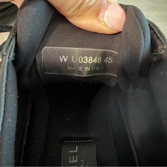 CHANEL Mens Black Sneakers Size 45 - Picture 13 of 14